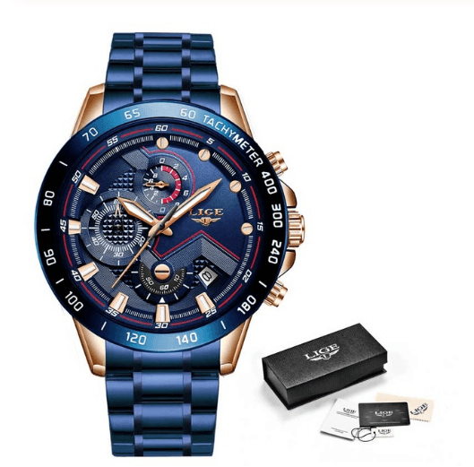 This Product Offers A Luxury High-Quality Design Dial, Along With A Date Display Featur - BUNNY BAZAR