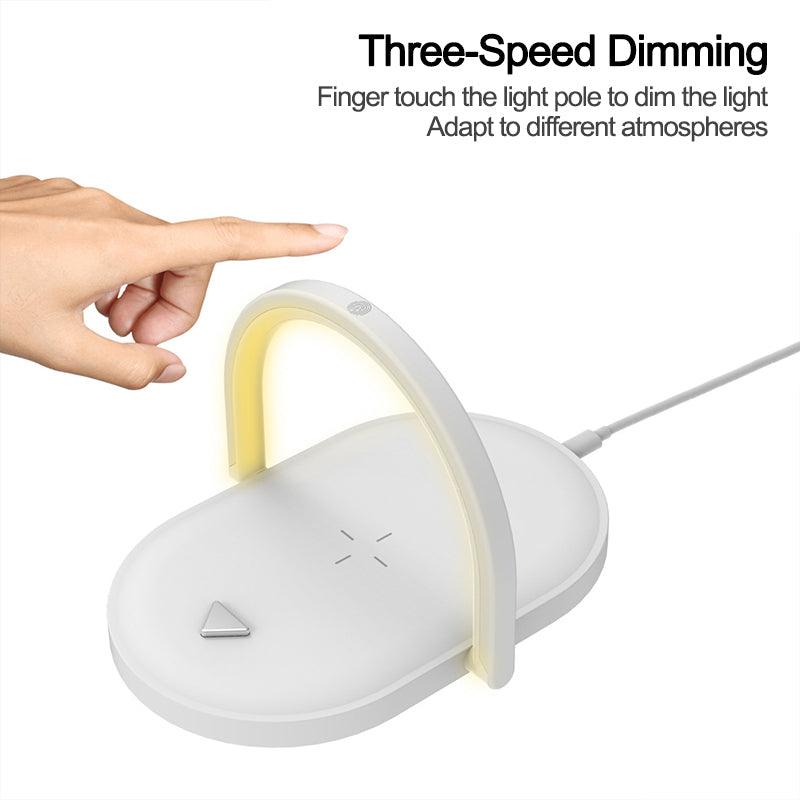 3 In 1 Foldable Wireless Charger With Night Light is a Multi-Functional Device - BUNNY BAZAR