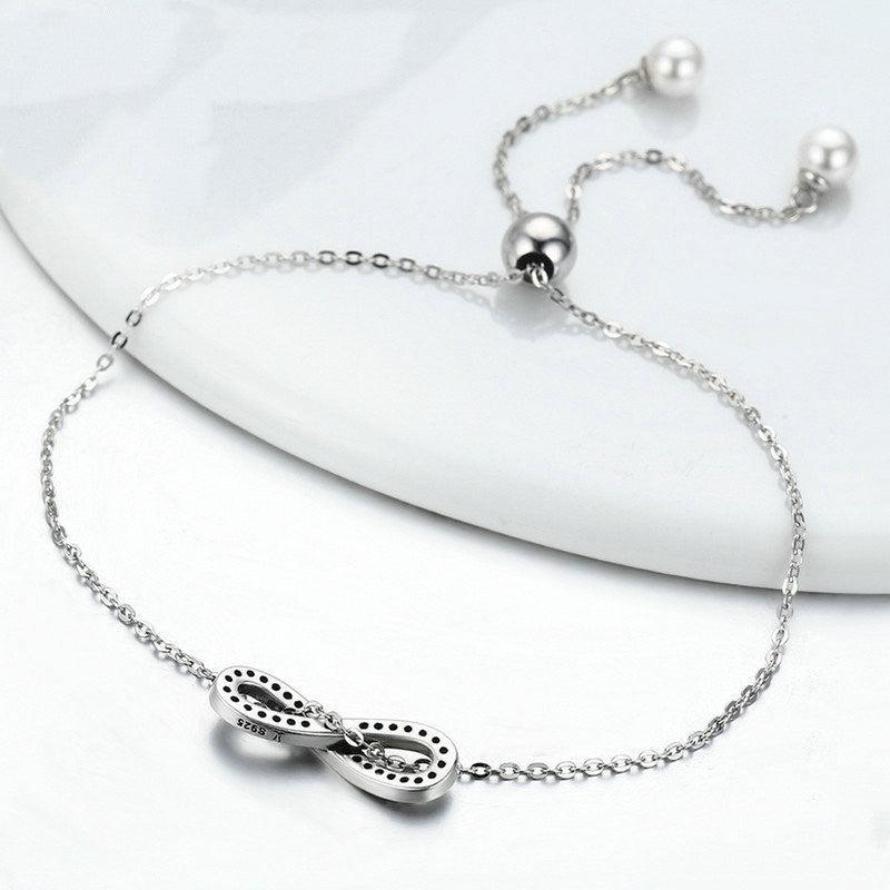 Sterling Silver Bracelet Female Personality Diamond Bracelet - BUNNY BAZAR