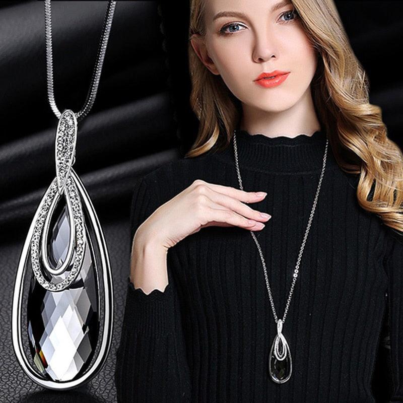 Women's accessories necklace sweater chain - BUNNY BAZAR