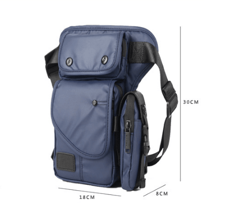 Men Waist Leg Bag Thigh Pack Waterproof Multifunction Casual For Outdoors Travel Fashion Men Fanny Pack Male Bag - BUNNY BAZAR