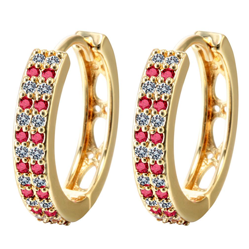 Make a Statement With This Glamorous Diamond Zircon Crystal Earring - BUNNY BAZAR