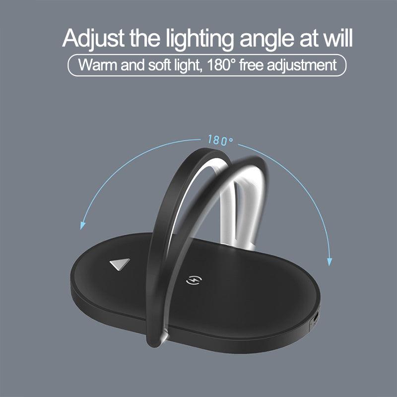 3 In 1 Foldable Wireless Charger With Night Light is a Multi-Functional Device - BUNNY BAZAR