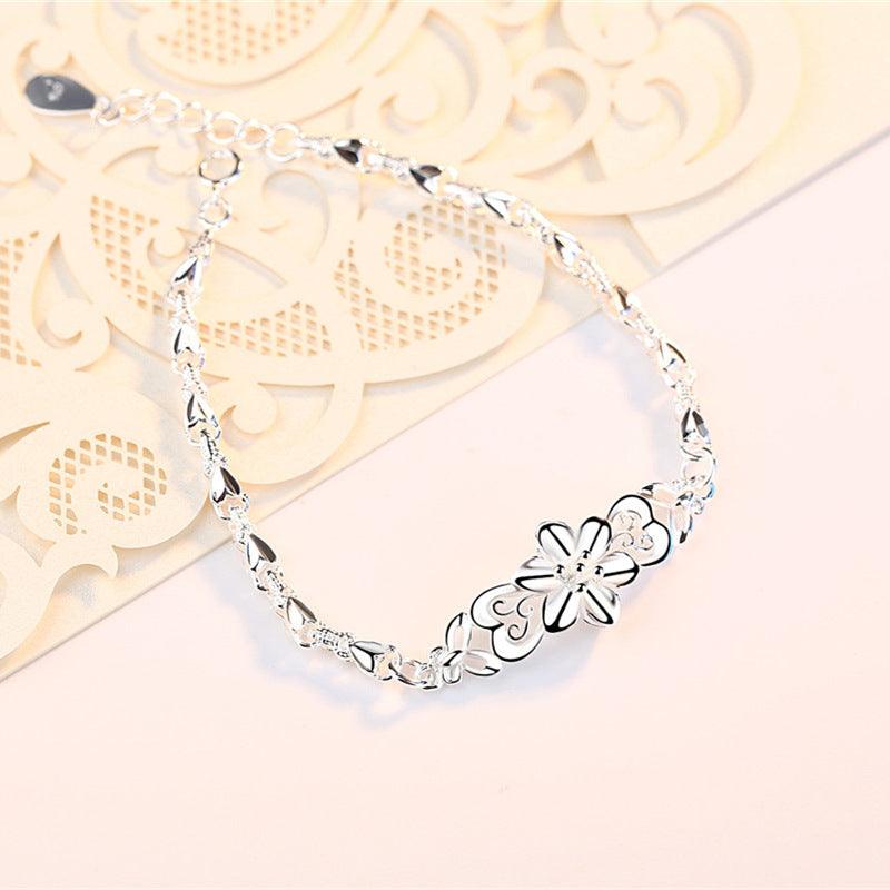 S999 Foot Silver Sterling Bracelet - BUNNY BAZAR