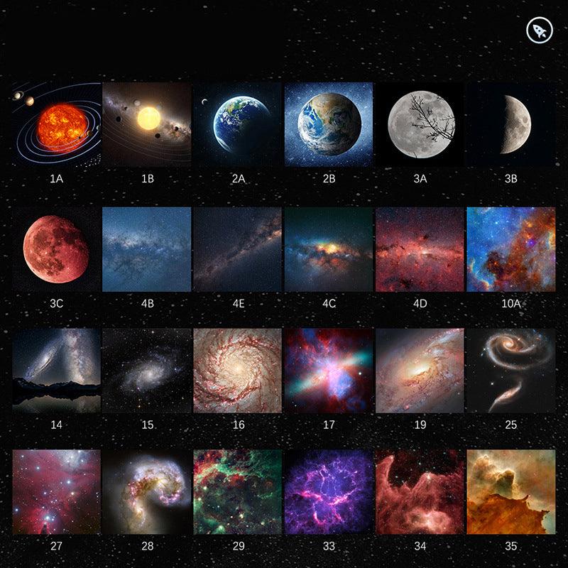 Galaxy Projector, 12 in 1 Planetarium Star Projector for Bedroom Decor - BUNNY BAZAR