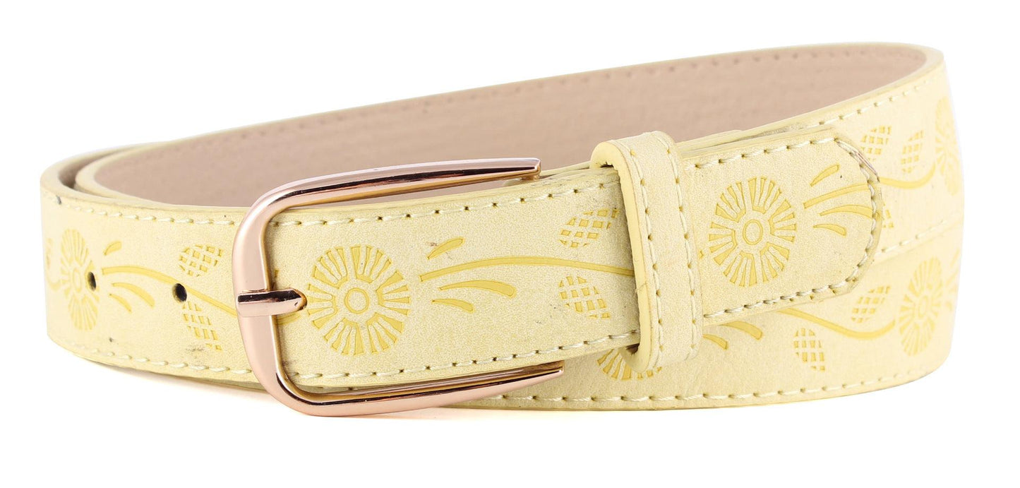 Printed women's wide belt - BUNNY BAZAR