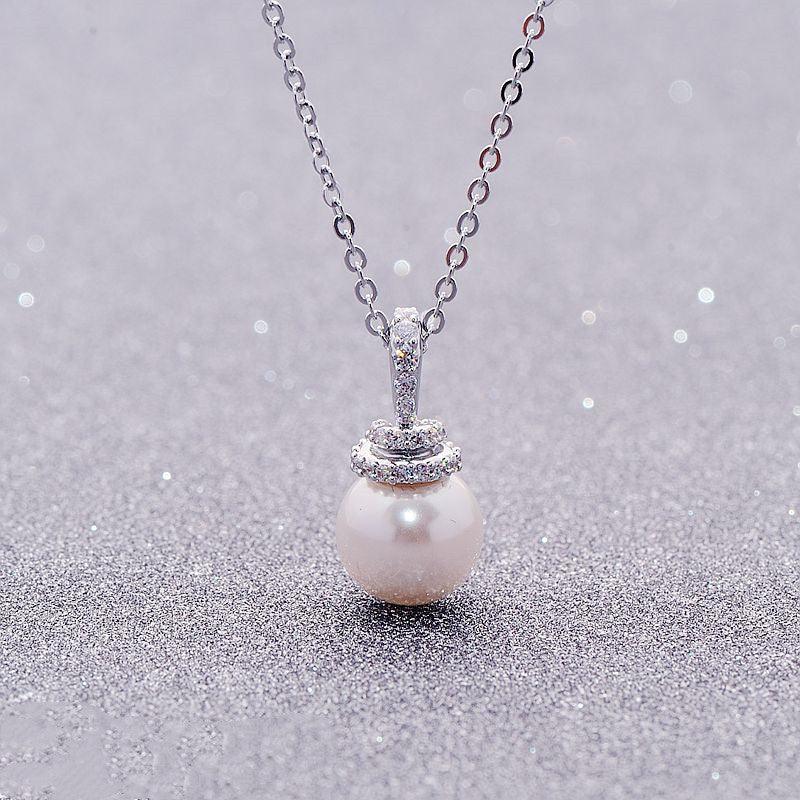 Fashion Simple Pearl Necklace Clavicle Chain Women - BUNNY BAZAR
