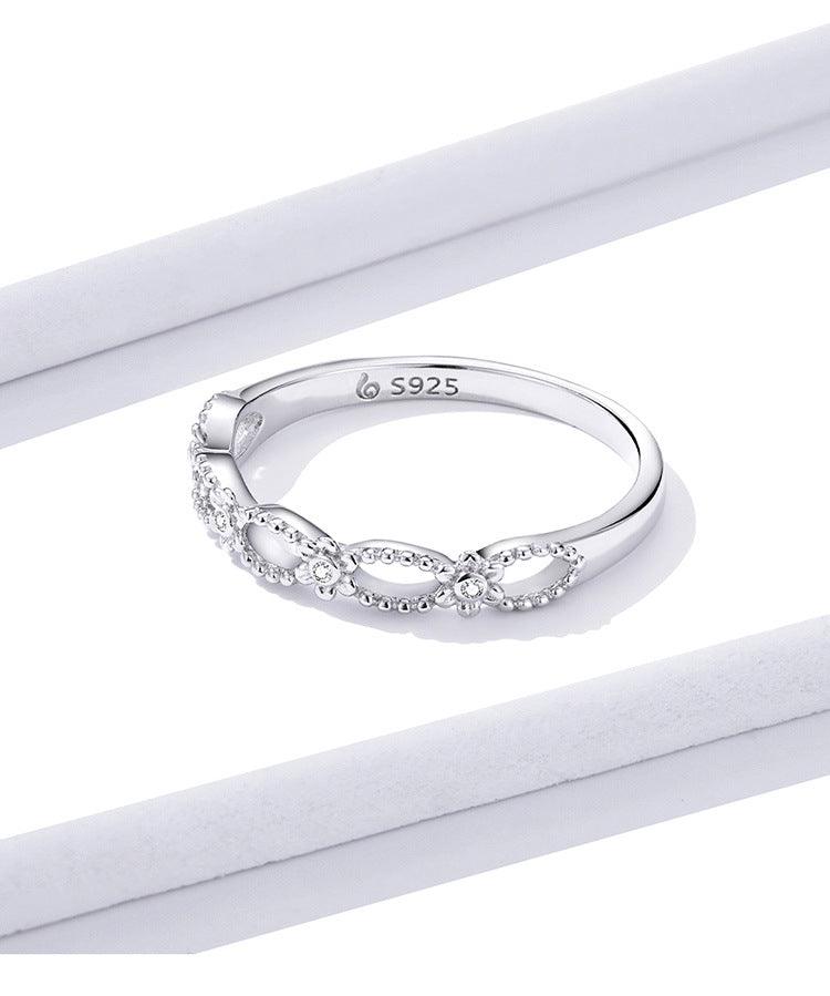 Lace Ring Platinum-plated Simple Pattern Fashion - BUNNY BAZAR