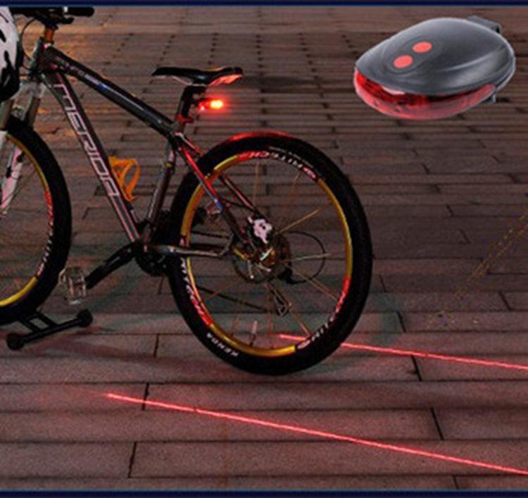 Make Your Nighttime Rides Safer With The Bicycle Tail Light (5LED+2Laser) - BUNNY BAZAR