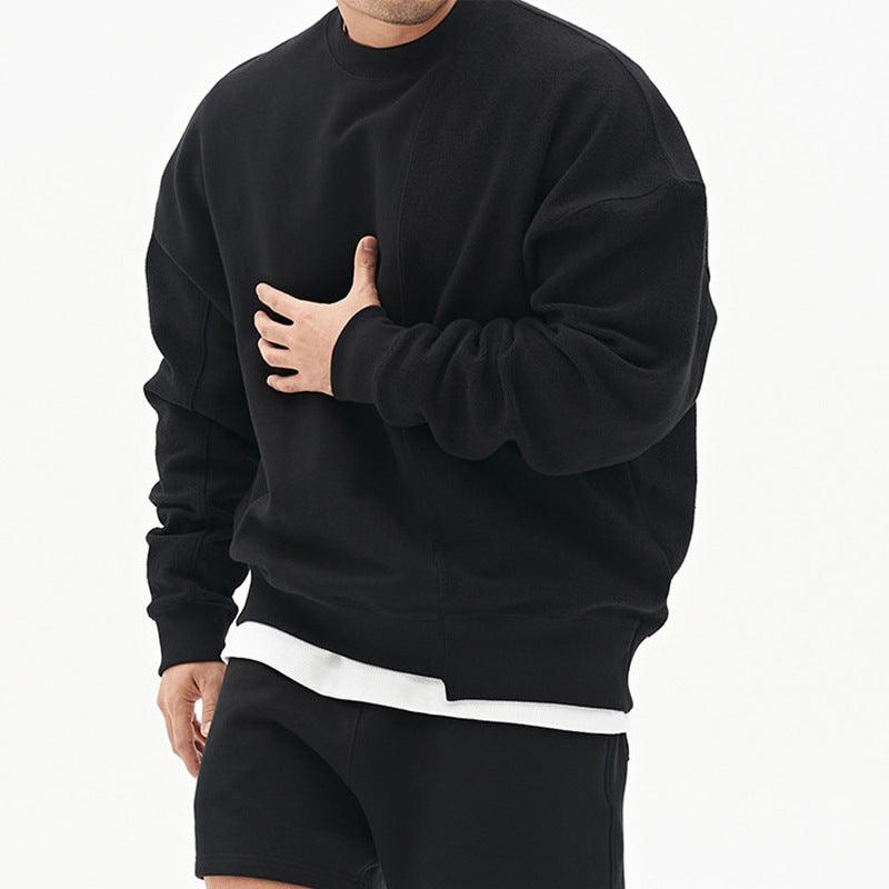 Pullover Round Neck Sweater Loose Men Clothes - BUNNY BAZAR