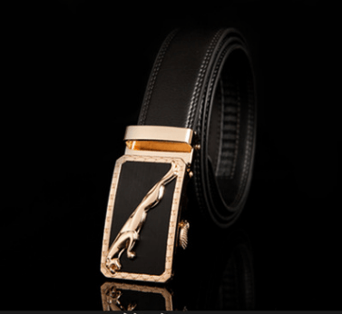 Men's leather factory direct belt buckle leather belt men's automatic belt belt wholesale business - BUNNY BAZAR