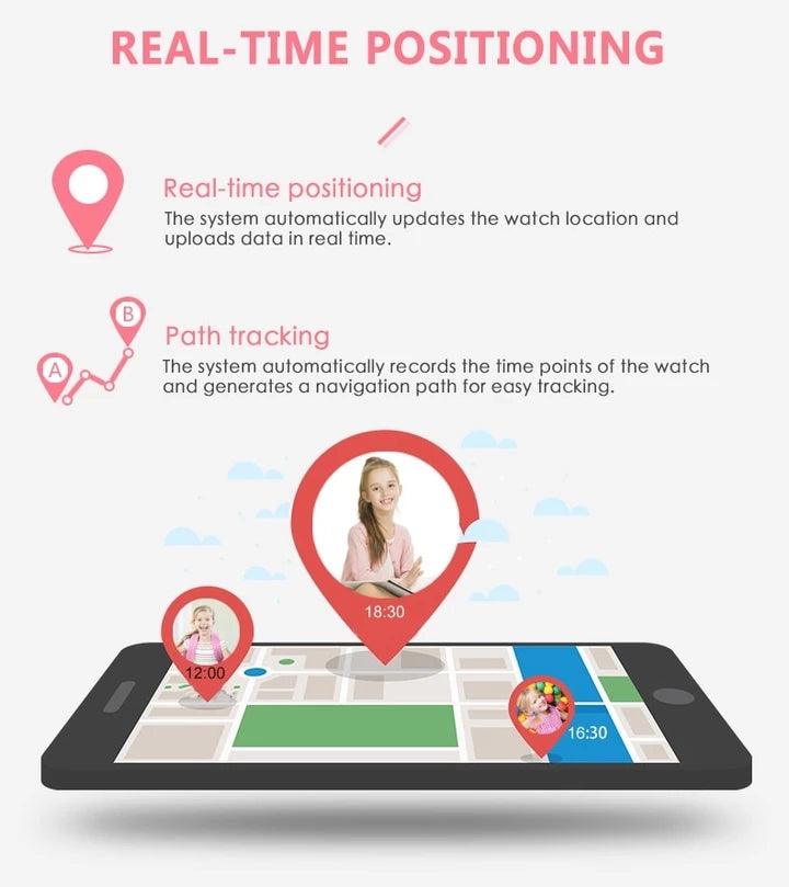 Children's phone watch smart positioning call photo - BUNNY BAZAR