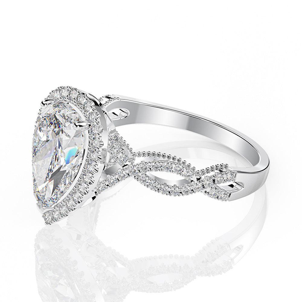 3 carat creative ring - BUNNY BAZAR