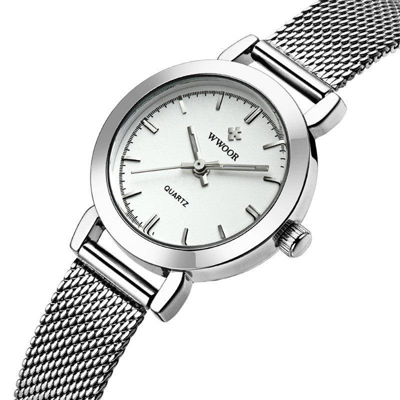 T-22 Women's Stainless Steel Mesh Belt Quartz Watch - BUNNY BAZAR