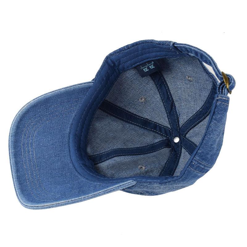 Fashionable Baseball Cap Made Old Washed Fashionable Pure Cotton Light Board - BUNNY BAZAR