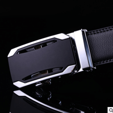 Men's leather factory direct belt buckle leather belt men's automatic belt belt wholesale business - BUNNY BAZAR