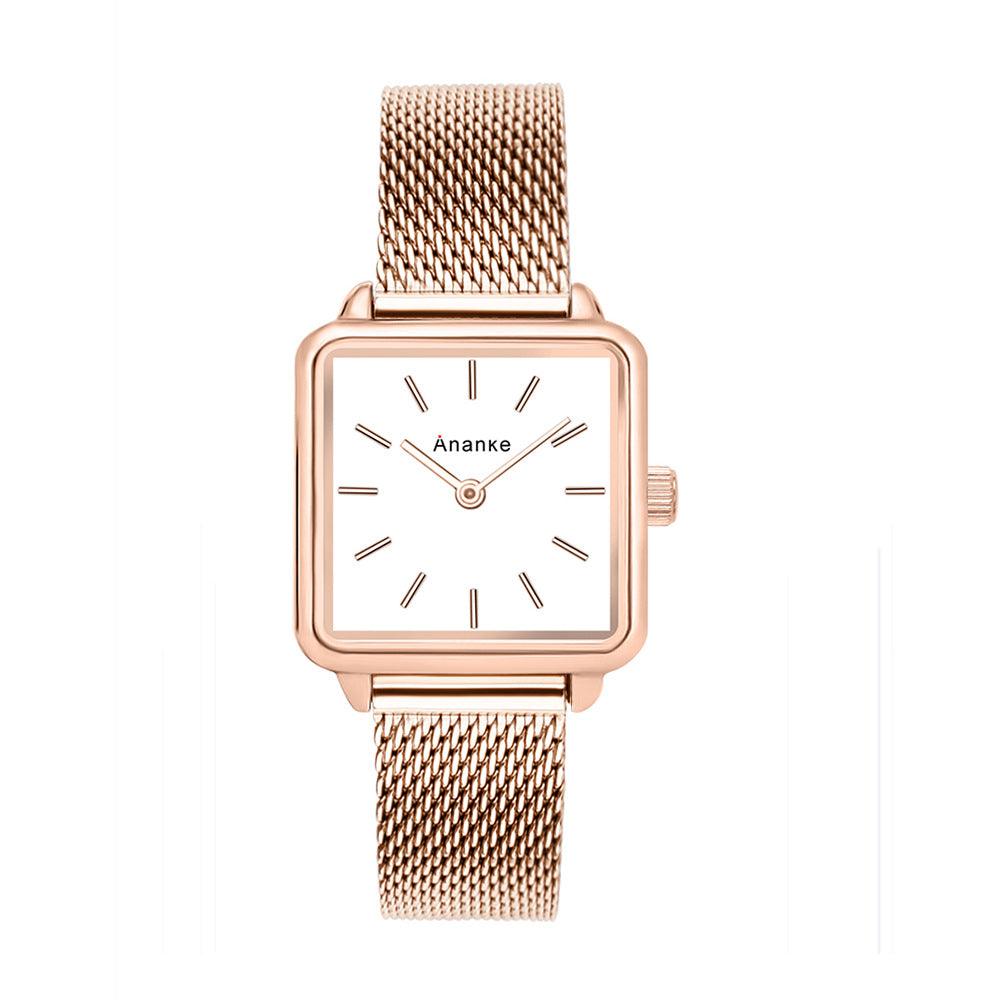 Waterproof Square Ladies Watch Quartz Movement In 26 Different Styles And Colors - BUNNY BAZAR