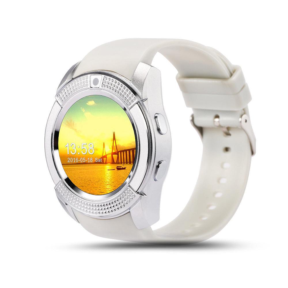 Full round screen smart watch sedentary sleep monitoring - BUNNY BAZAR