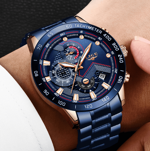 This Product Offers A Luxury High-Quality Design Dial, Along With A Date Display Featur - BUNNY BAZAR