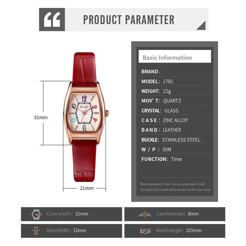 Ladies Elegant Casual Waterproof Digital Scale Belt Quartz Watch - BUNNY BAZAR