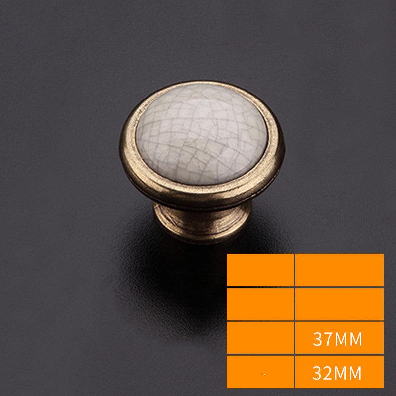 Glossy And Strong Bathroom Cabinet Door Metal Kitchen Antique Copper Handle - BUNNY BAZAR