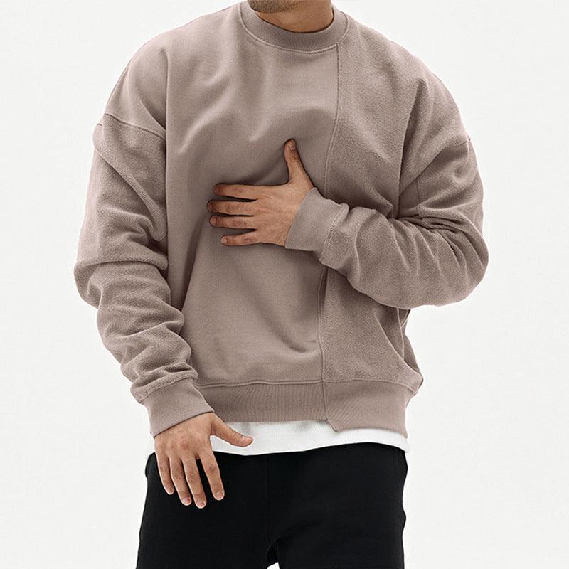 Pullover Round Neck Sweater Loose Men Clothes - BUNNY BAZAR