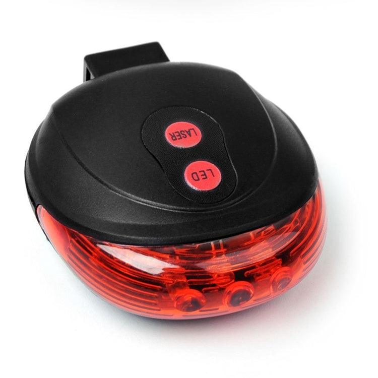 Make Your Nighttime Rides Safer With The Bicycle Tail Light (5LED+2Laser) - BUNNY BAZAR