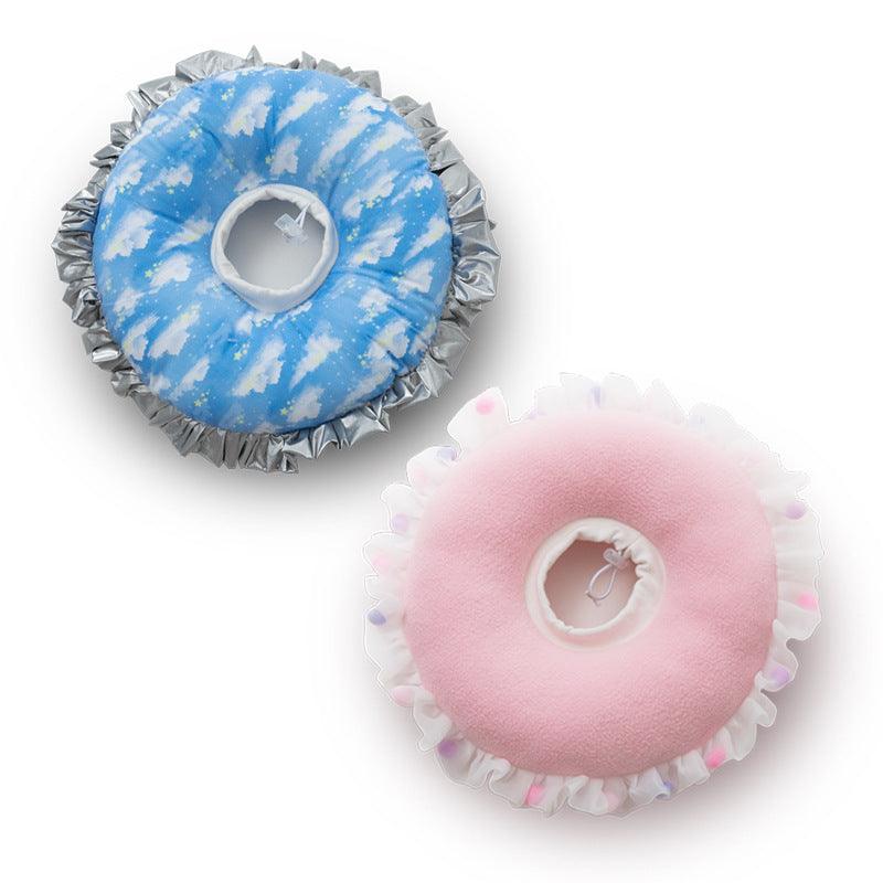 Cat Ruffled Elizabethan Circle Sterilization Anti-Licking Headgear - BUNNY BAZAR