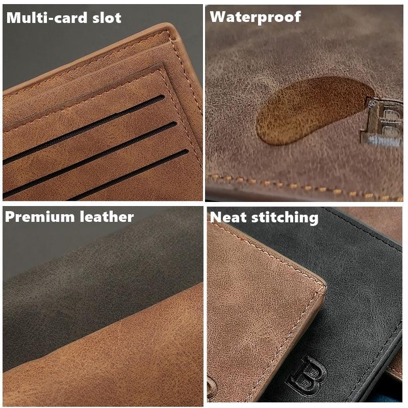 New Men Wallets Small Money Purses Design - BUNNY BAZAR