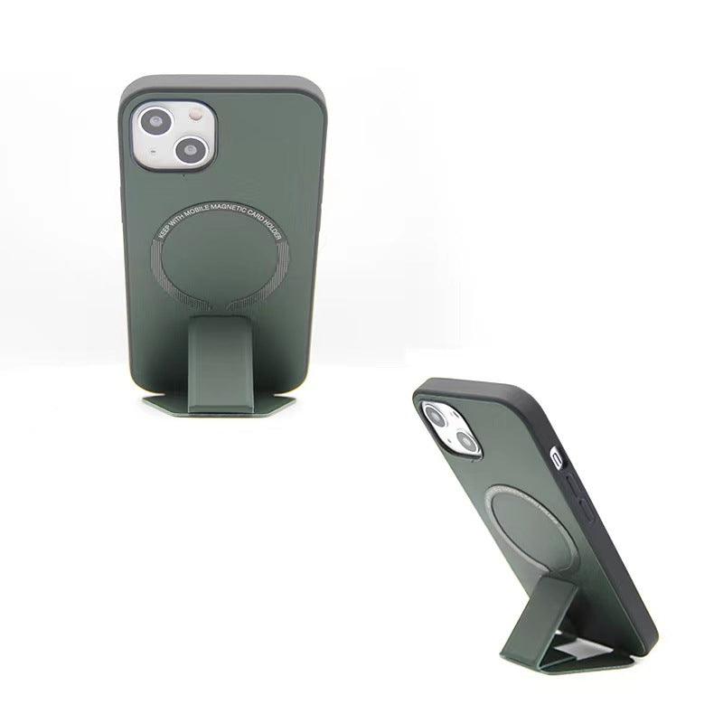 Mobile Phone Case Magnetic Suction Protective Cover Plain Skin Bracket Super - BUNNY BAZAR