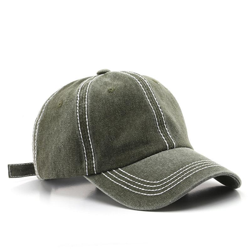 Washed And Distressed Light Board Baseball Cap Fashion Trend - BUNNY BAZAR