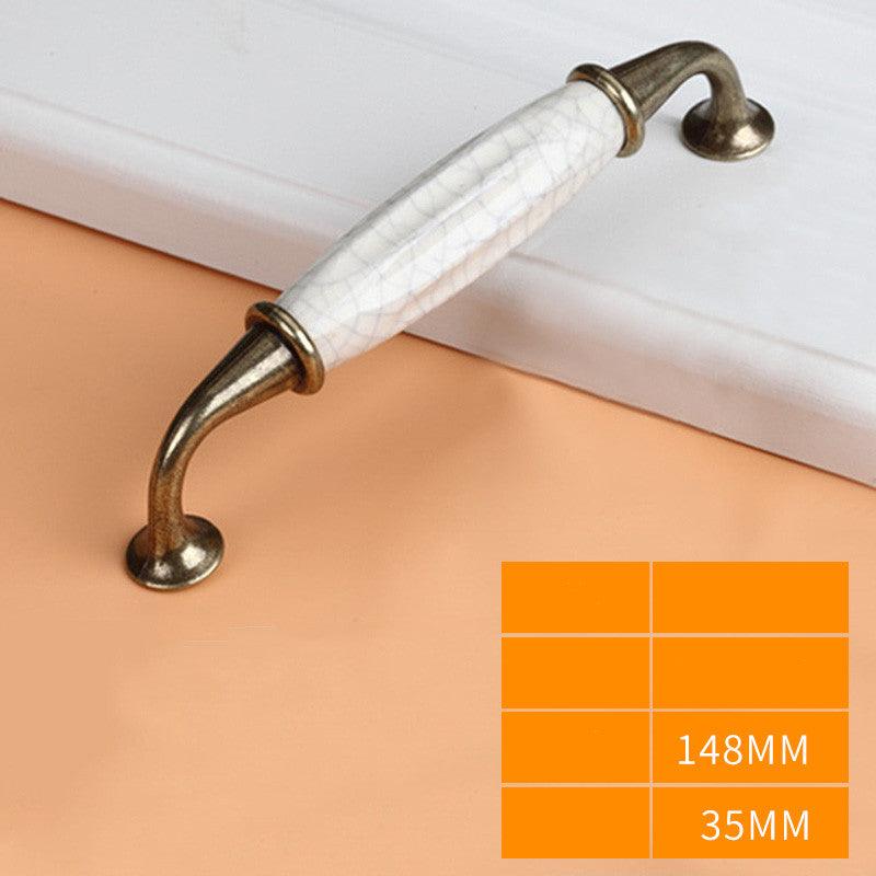 Glossy And Strong Bathroom Cabinet Door Metal Kitchen Antique Copper Handle - BUNNY BAZAR