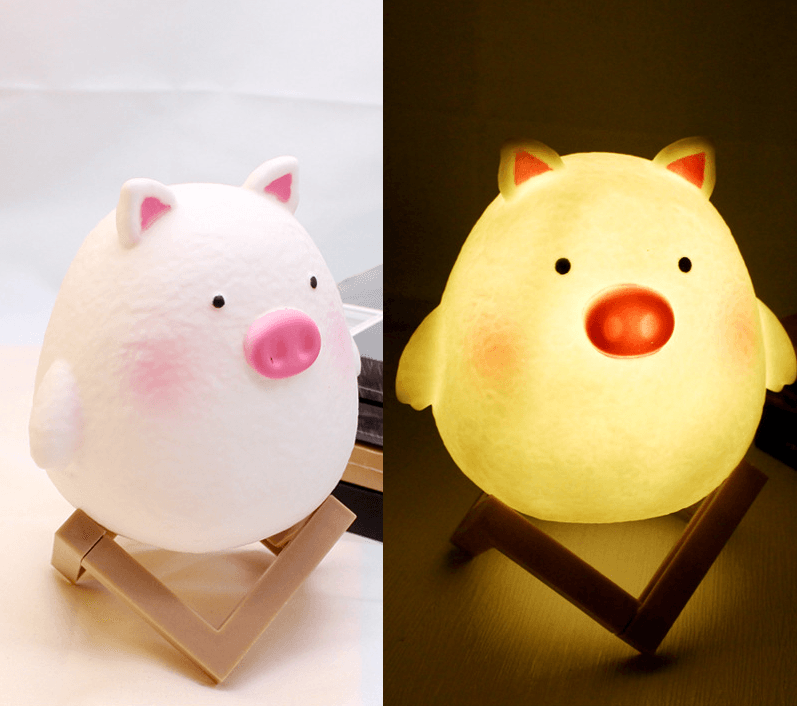 Led Night Light Rabbit Cartoon Ins Creative Children's Luminous Toy - BUNNY BAZAR