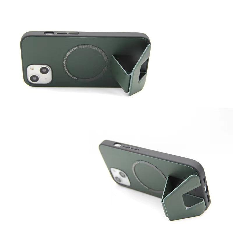 Mobile Phone Case Magnetic Suction Protective Cover Plain Skin Bracket Super - BUNNY BAZAR