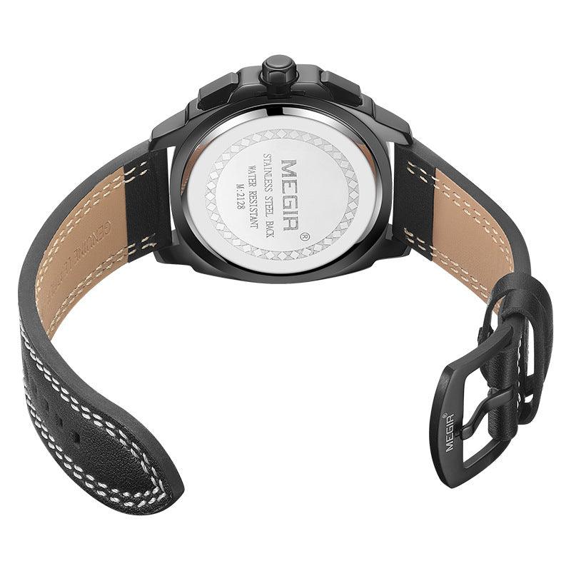 Megir Watch Men's Multifunctional Sports Military Watch Fashion Men's Quartz Watch - BUNNY BAZAR