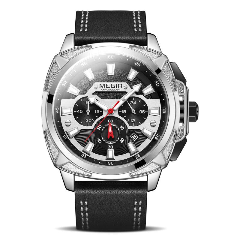 Megir Watch Men's Multifunctional Sports Military Watch Fashion Men's Quartz Watch - BUNNY BAZAR