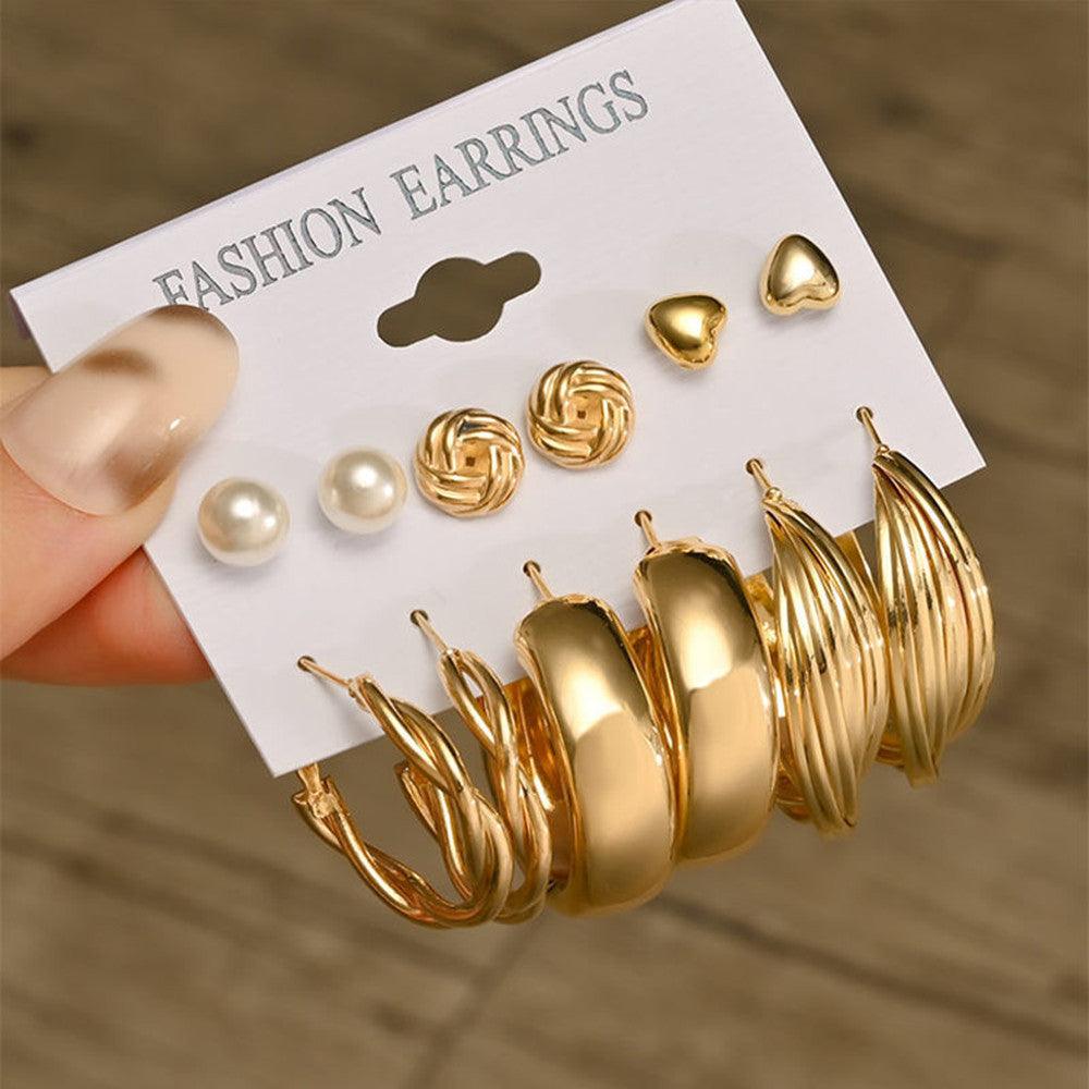 Earring Lady Student Exaggerated Society - BUNNY BAZAR