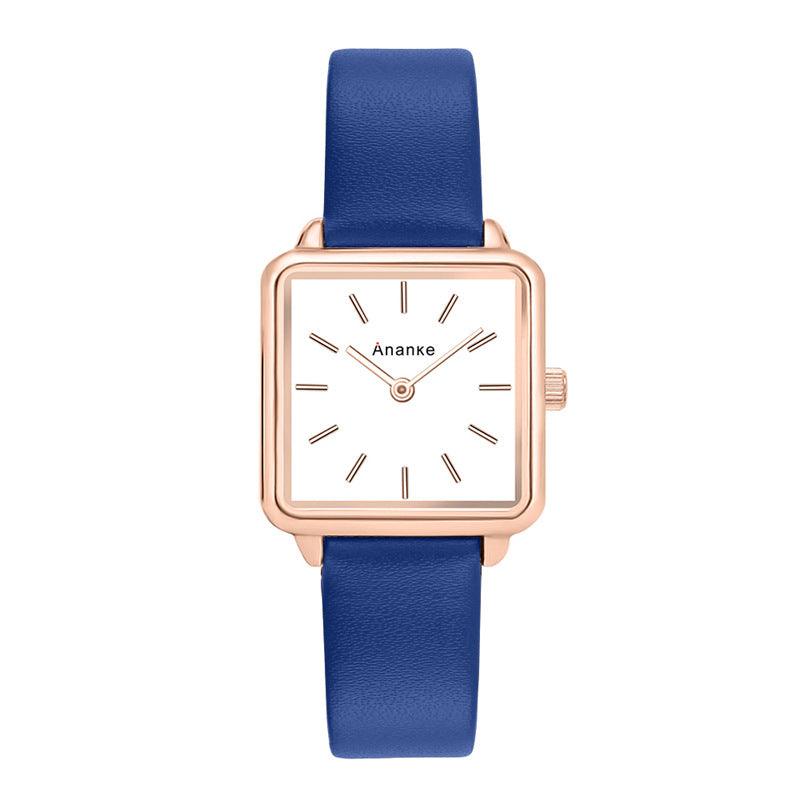 Waterproof Square Ladies Watch Quartz Movement In 26 Different Styles And Colors - BUNNY BAZAR
