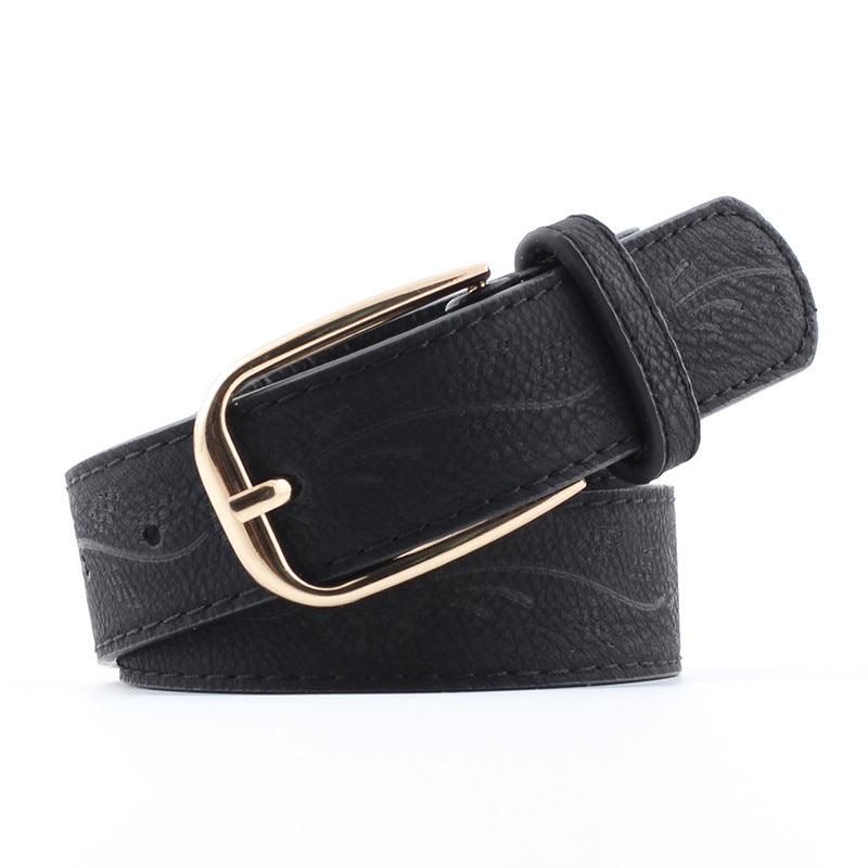 Printed women's wide belt - BUNNY BAZAR