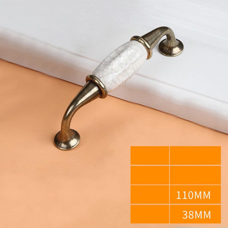 Glossy And Strong Bathroom Cabinet Door Metal Kitchen Antique Copper Handle - BUNNY BAZAR