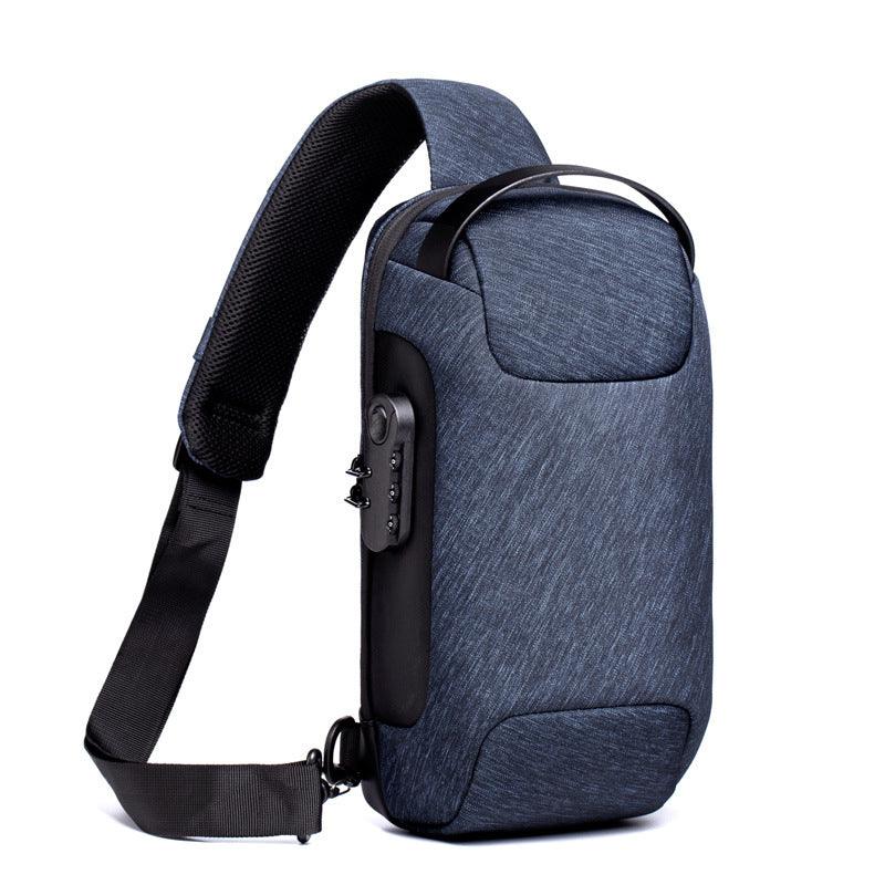 Anti Theft Crossbody Backpack Waterproof USB Charging Port - BUNNY BAZAR