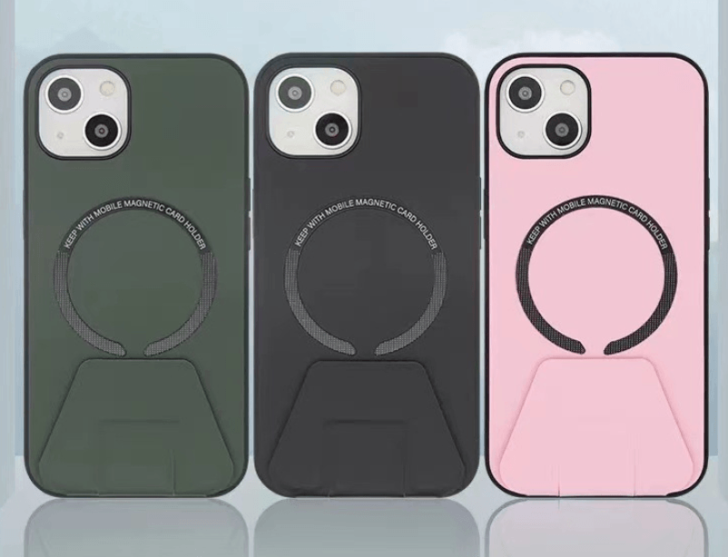 Mobile Phone Case Magnetic Suction Protective Cover Plain Skin Bracket Super - BUNNY BAZAR