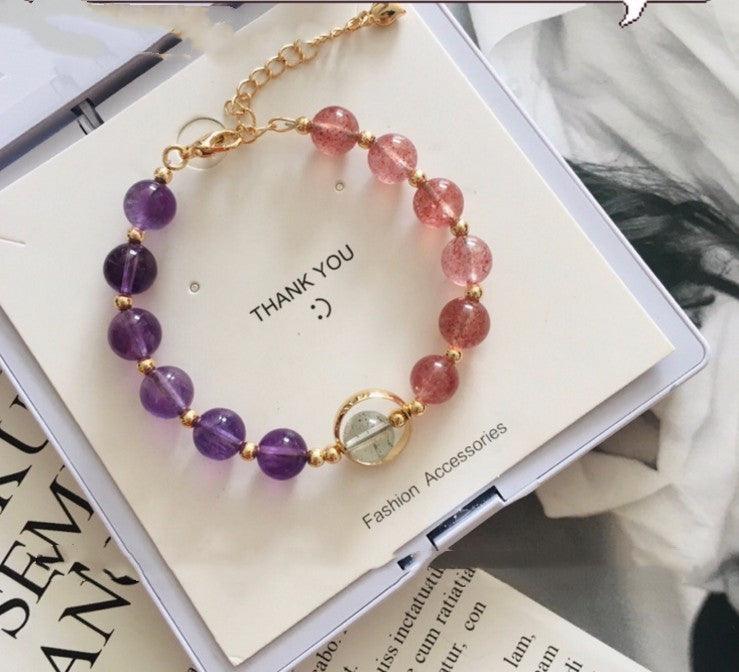 Hot Sale Natural Lavender Amethyst Bracelet Women - BUNNY BAZAR