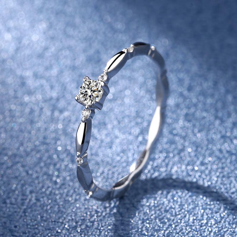 Moissanite Fashion Diamond Wedding Ring - BUNNY BAZAR