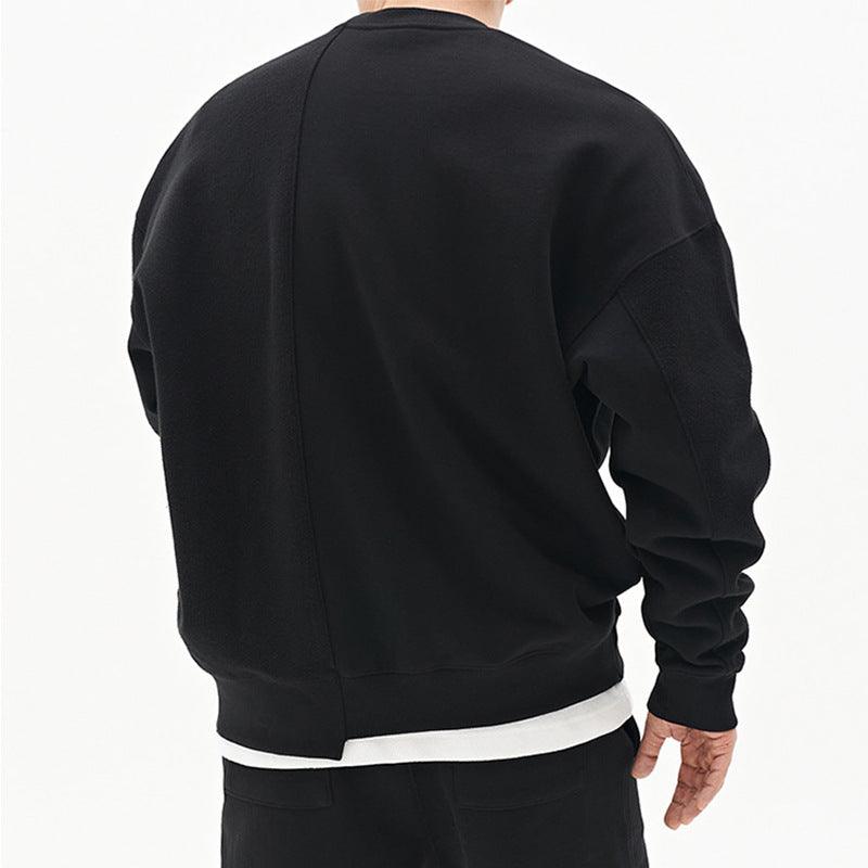 Pullover Round Neck Sweater Loose Men Clothes - BUNNY BAZAR
