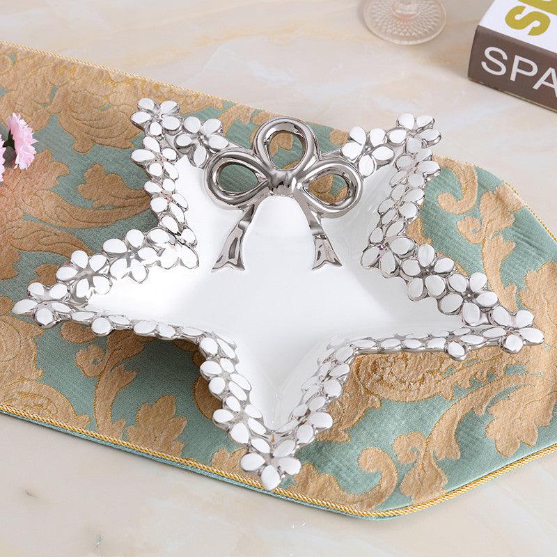 Nordic Fruit Plate Light Luxury Living Room Coffee Table Home - BUNNY BAZAR