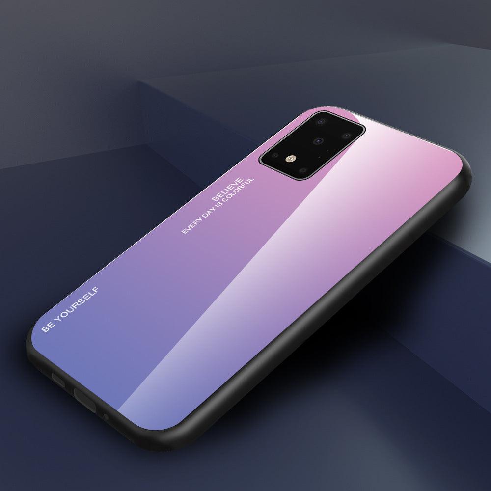 Mobile Phone Case Gradient Glass Protective Cover - BUNNY BAZAR