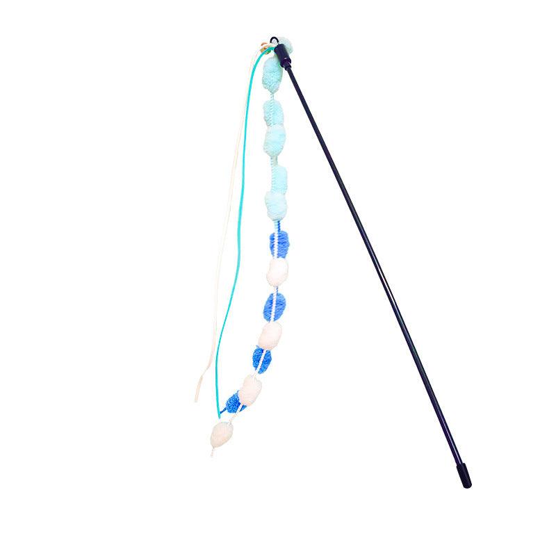 Bite Resistant Knot High Tease Cat Stick Cat Wool - BUNNY BAZAR