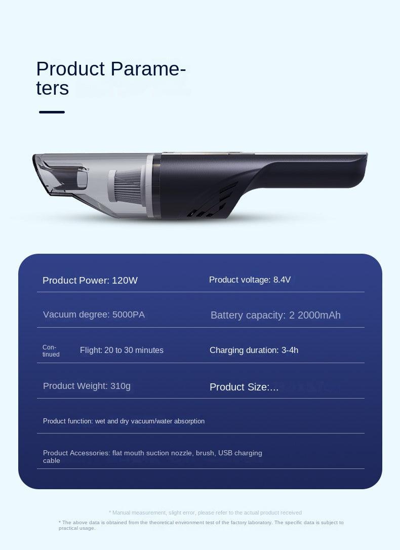 Introducing the Car Vacuum Cleaner Wireless Charging Car Home, an all-in-one vacuum solution for in-car or home use - BUNNY BAZAR