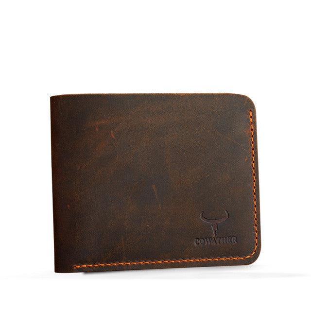 Business Fashion Men Retro Short Wallet - BUNNY BAZAR